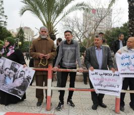 اعتصام اللاجئين السوريين للمطالبة بحقوقهم (1)