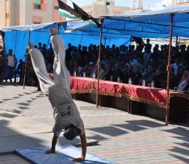 ذكرى مهرجان للشقاقي بمدرسته في رفح