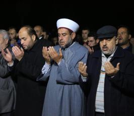 صلاةالعشاء في الساحات العامة بدعوة من الجهاد الإسلامي نصرة للقدس (15)