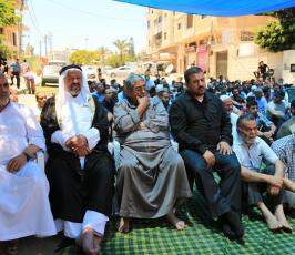 صلاة الجمعة تضامن مع خضر عدنان ‫(1)‬