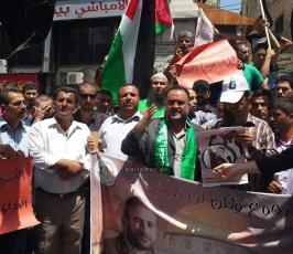 مسيرات حاشدة في جنين دعما للأسرى المضربين عن الطعام في سجون الاحتلال