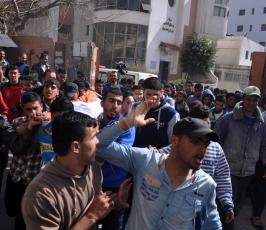 جنازة الشهيد الصياد توفيق أبو ريالة ‫(1)‬