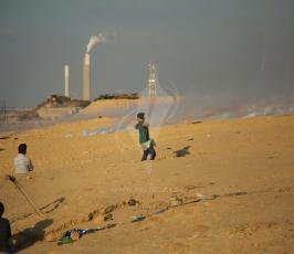 مواجهات  زيكيم شمال قطاع غزة (8).JPG