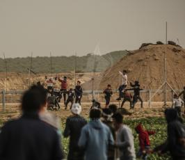 مسيرة العودة في منطقة ملكة شرق مدينة غزة ‫(43844127)‬ ‫‬.JPG