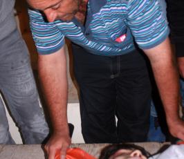 تشييع جثماني الشهيدين الفتى احمد كميل والشاب قاسم سباعنة ‫(29024652)‬ ‫‬