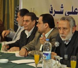 الجهاد تكرم الصحفيين فى غزة بمناسبة الانتصار بمعركة السماء الزرقاء