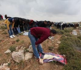 خاص فلسطين اليوم...مواجهات بين أهالي بلدة دير جرير وقطعان المسنوطنين