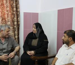 وفد من الجهاد فى زيارة لعائلة الاسير أحمد السكنى ‫(30569881)‬ ‫‬