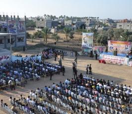الجهاد تنظم مهرجان شمس الانتصار على شرف شهداء القرارة بخان يونس
