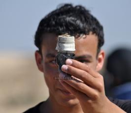 مواجهات على حدود غزة