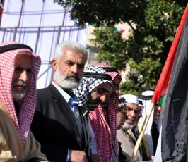 وقفة تضامنية مع الاسرى المضربين