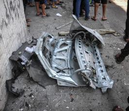 قصف سيارة 2014