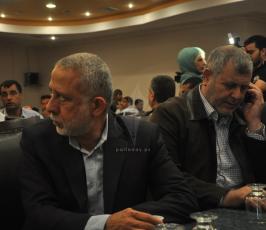 إحياء الذكرى الرابعة لشهداء أسطول الحرية في غزة بمشاركة الفصائل الفلسطينية