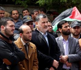 بالصورمسيرة للفصائل بغزة إحياءً ليوم الاسير ‫(61426925)‬ ‫‬