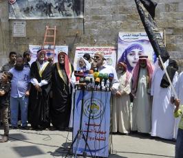 خانيونس : الجهاد الإسلامي تنظم وقفة تضامنية مع الأسرى الإداريين المضربين عن الطعام
