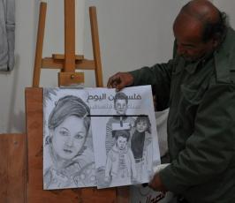 نحات من غزة