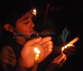 مسيرة شموع للأطفال
