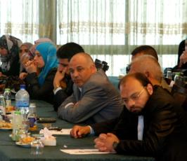 المكتب الاعلامى الحكومى يكرم الاعلاميين بغزة
