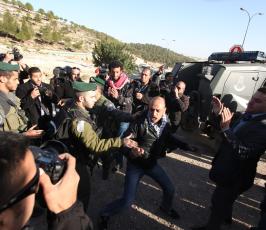 خاص فلسطين اليوم- الاحتلال يقمع سكان 'باب الشمس' للمرة الثانية