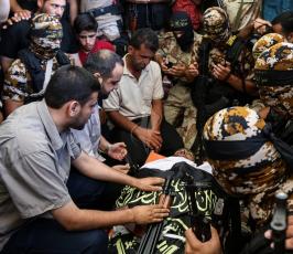 سرايا القدس تودع شهيد الإعداد محمد الأسطل  ‫(29929358)‬ ‫‬