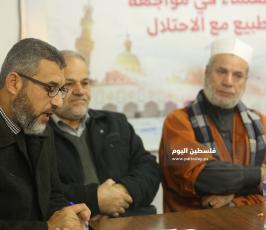 اتحاد الاذاعات واللجنة الدعوية ينظم ندوة سياسية حملت اسم  دور العلماء في مواجهة التطبيع (8).JPG