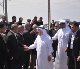 وضع حجر الاساس لمدينة حمد للأسرى  ‫(262219905)‬ ‫‬