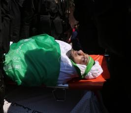 جنازة للشهيد مازن فقهاء الذي اغتالته أيدي عملاء إسرائيل بغزة (9)