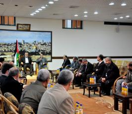 وفد طبى مصرى يزور رئيس الوزراء الفلسطينى بغزة