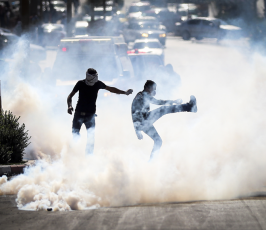 مواجهات في منطقة البالوع ‫(1)‬ ‫‬