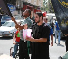 قفة في مدينة غزة احتفاء بالعملية البطولية بالقدس  ‫(39780881)‬ ‫‬