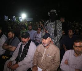  حفل تأبين الشهيد المجاهد عائد خميس جمعة ابن سرايا القدس في جباليا ‫(38011396)‬ ‫‬