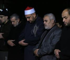 صلاةالعشاء في الساحات العامة بدعوة من الجهاد الإسلامي نصرة للقدس (4)