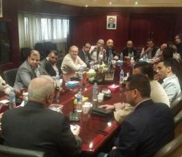 وفد الاعلاميين الفلسطينيين في زيارة لوكالة انباء الشرق الاوسط ‫(39191048)‬ ‫‬