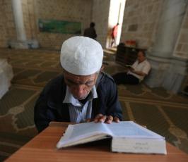 جلسات القرآن الكريم من المسجد العمرى الكبير بغزة ‫(30176666)‬ ‫‬