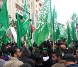 مهرجان انطلاقة حماس 25 بالضفة المحتلة