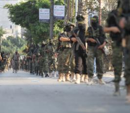 سرايا القدس تنظم مسيراً ومؤتمراً عسكرياً بذكرى معركة السماء الزرقاء المباركة |