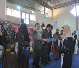 الرابطة الاسلامية تنظم  مهرجان نجوم تتالق وطالبات تتفوق بجامعة الاقصي خانيونس ‫(1)‬ ‫‬