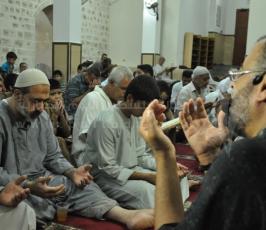 ليلة القدر في مساجد غزة
