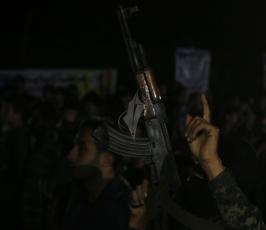  حفل تأبين الشهيد المجاهد عائد خميس جمعة ابن سرايا القدس في جباليا ‫(38011398)‬ ‫‬
