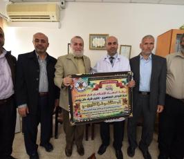  قيادة الجهاد يزور جرحى إنتفاضة القدس  ‫(1)‬