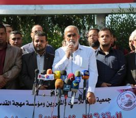 #وقفة تضامن مع الاسرى المضربين عن الطعام فى سجون الاحلال (7)