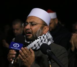 صلاةالعشاء في الساحات العامة بدعوة من الجهاد الإسلامي نصرة للقدس (28)