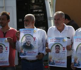 #وقفة تضامن مع الاسرى المضربين عن الطعام فى سجون الاحلال (4)
