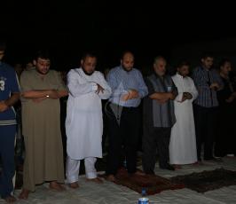  صلاة التراويح تضامن مع الشيخ المضرب خضر عدنان ‫(1)‬