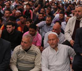  صلاة الجمعة امام مقر الصليب الاحمر بغزة تضامنا مع الاسرى في سجون الاحتلال ‫(39649798)‬ ‫‬