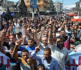 مسيرة غضب فى رفح نصرة للقدس ‫(1)‬ ‫‬