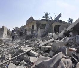 قصف منازل2014