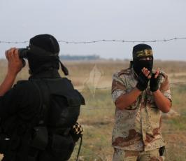 سرايا القدس تتحدى الاحتلال بإقامة برج الصمود شرق غزة ‫(30963098)‬ ‫‬