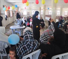 العمل النسائي لحركة الجهاد تطلق مخيمتها الصيفية بشائر الانتصار