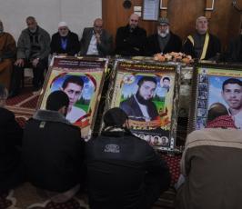 الجهاد تنظم حفلاً تكريمياً لعوائل شهداء مسجد الهدى شرق غزة